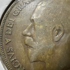1931 Great Britain George V Penny Bronze Coin Circulated Ungraded, EF to AU — photo 3