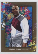 2024 Upper Deck Goodwin Champions Splash of Color Gold Michael Jordan #101 HOF