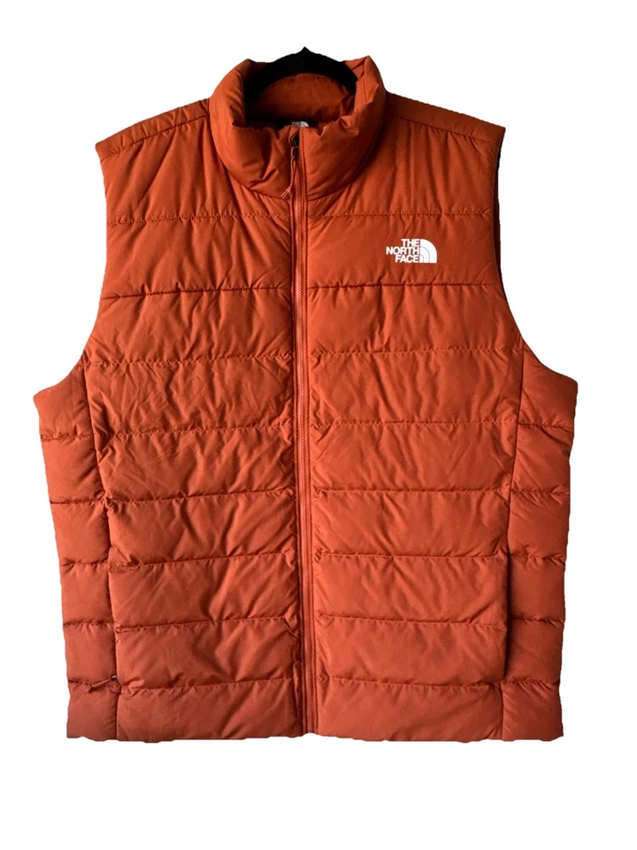 North Face Mens Aconcagua 3 Vest LG Insulated Puffer Vest Rust Copper - NWT $160 - Image 2 of 4