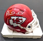 Patrick Mahomes Kansas City Chiefs Signed Autographed Mini Helmet Authenticated