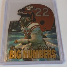 Press Pass Big Numbers Deuce McAllister BN 3/9 Ole Miss Rebels NCAA 2001