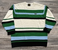 South Pole Southpole Knit Sweater Mens Size Color Block Y2K Pullover Stripes