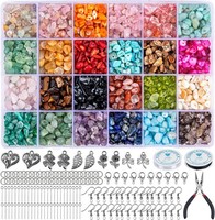 Schmuck Bastelset 24 Farben Edelstein-Perlen 5-7Mm Diy Halskette Armband