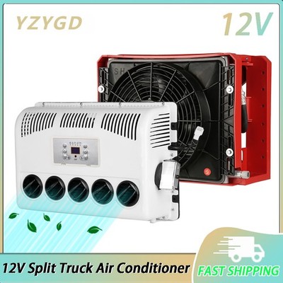 For Engineering Truck Bus RV Caravan Split AC 12V Car Universal Air Conditioner