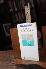 Vintage Travel Map Brochure 1995 Lausanne Capitale Olympique Switzerland