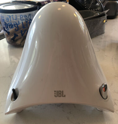 JBL E204594 Creature White Subwoofer No Cords Included Tested Working