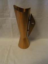Nice Mid Century 60´s Copper Vase with Teak Handle #A1