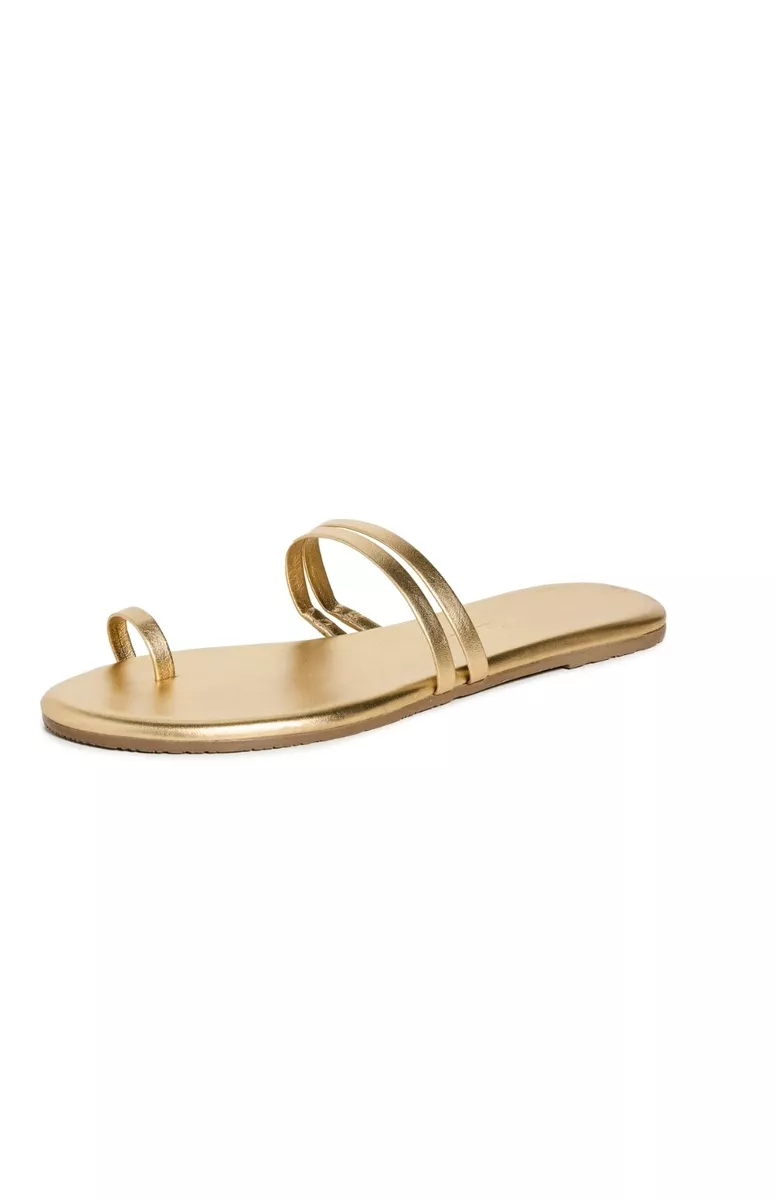 One toe flat sandals sales