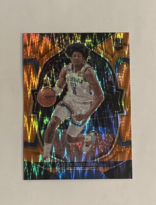 2022-23 Select Jalen Williams ORANGE FLASH PRIZM CONCOURSE SP Rookie Card No. 90