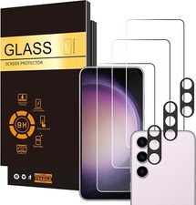 3in1 For Samsung Galaxy S23 5G Screen Protector,Tempered Glass,Side-Back Film