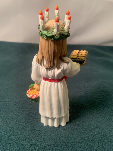10" St. Lucia Figure CANDY DESIGN of Norway Inspired by Carl Larsson HTF - Picture 9 of 15