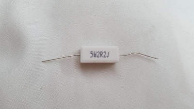 5 PIECES Ceramic Resistor 2.2 R 5W 2.2R Ohms 5 watts 5 W USA FREE SHIP
