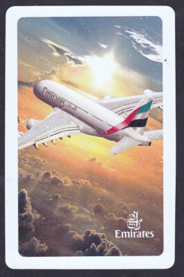Emirates A 360 Airbus Einzelspielkarte