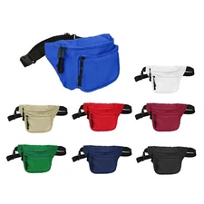 DALIX Waist Bag Kids Fanny Pack Small Mens Womens Belt Pouch Travel 2 Pack
