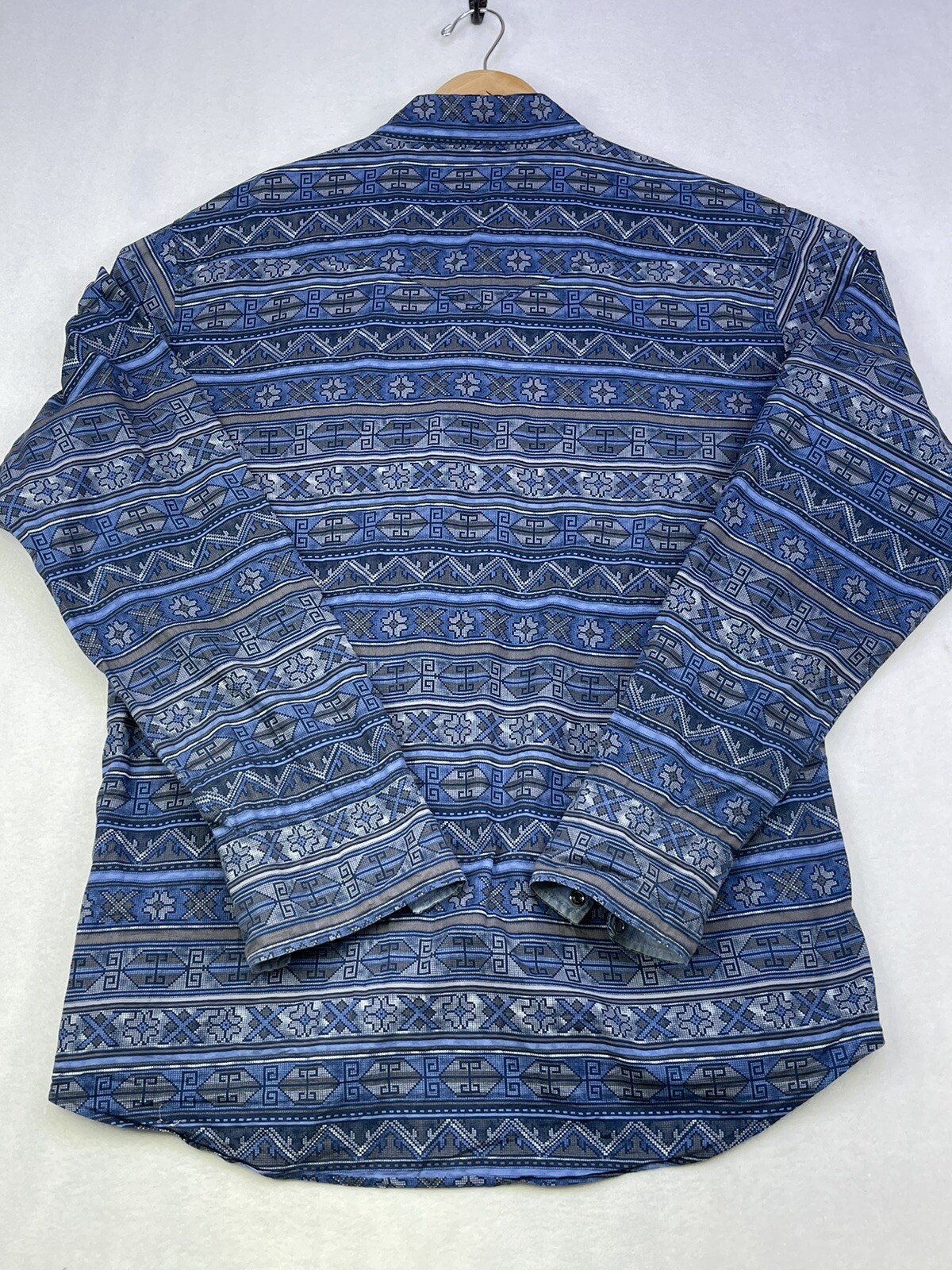 Tin Haul Men's Western Shirt Long Sleeve Pearl Snap B… Gem