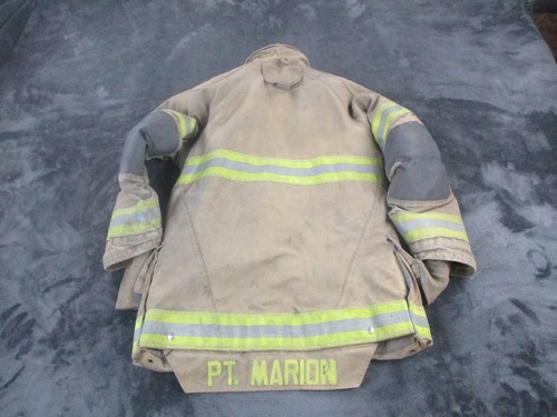 Lion Firefighter Jacket 40 32 R Turnout Lined Elbow Pads 2015 - Picture 16 of 17