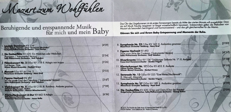 MOZART zum Wohlfühlen: Beruhigende & entspannende Musik für mich und mein Baby - Bild 4 von 4