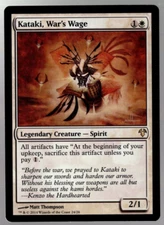 Kataki, War's Wage 24/26 Non Foil Rare Modern Event Deck MTG Near Mint