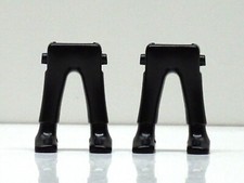 2 x BEINE HOSE + SCHUHE STIEFEL SCHWARZ PLAYMOBIL zu Garde Western Police B148