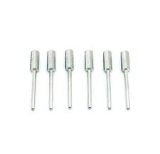 Startool Acrylic Nail Drill 3/32" STXF Extra Fine (Small Head) Silver ( 6 Pcs )