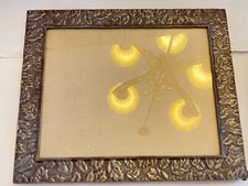 Vintage Ornate Leaf Embossed Metal Picture Frame Fits 8" x 10" 10"x12" frame 