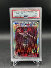 CAM REDDISH 2019-20 Hoops Premium Rookie FLASH PRIZM Variation #207 Hawks PSA 🔥