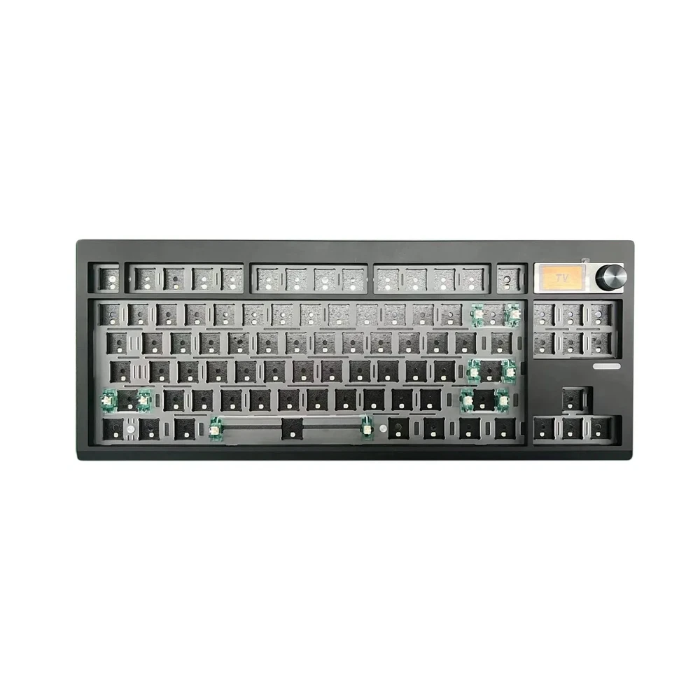 Mechanical Keyboard Kit with RGB Backlit Display and Gasket Structure