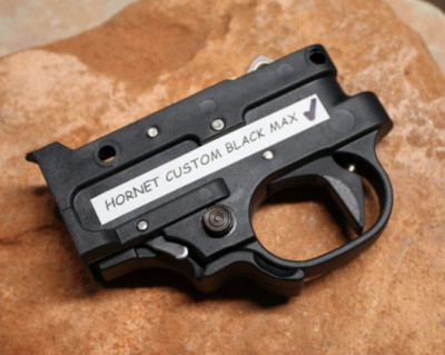 Ruger 10/22 Trigger Assembly by Hornet Custom  Black Max Flat Target Trigger