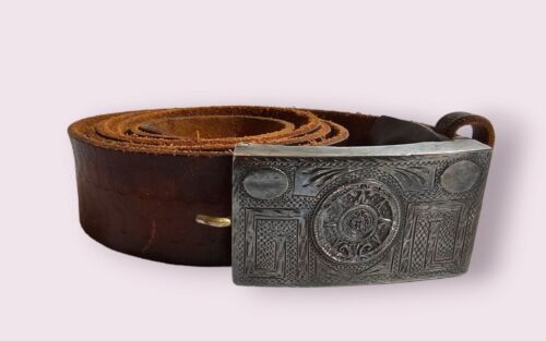 Mexican leather belt mens - Gem