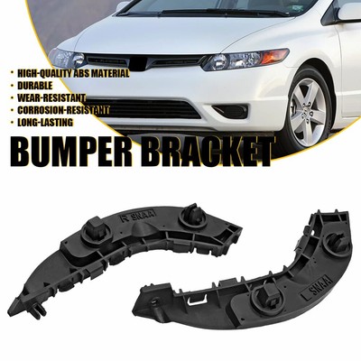 Front Bumper Retainer Bracket Support Mount LH+RH For 2006-11 Honda Civic Sedan