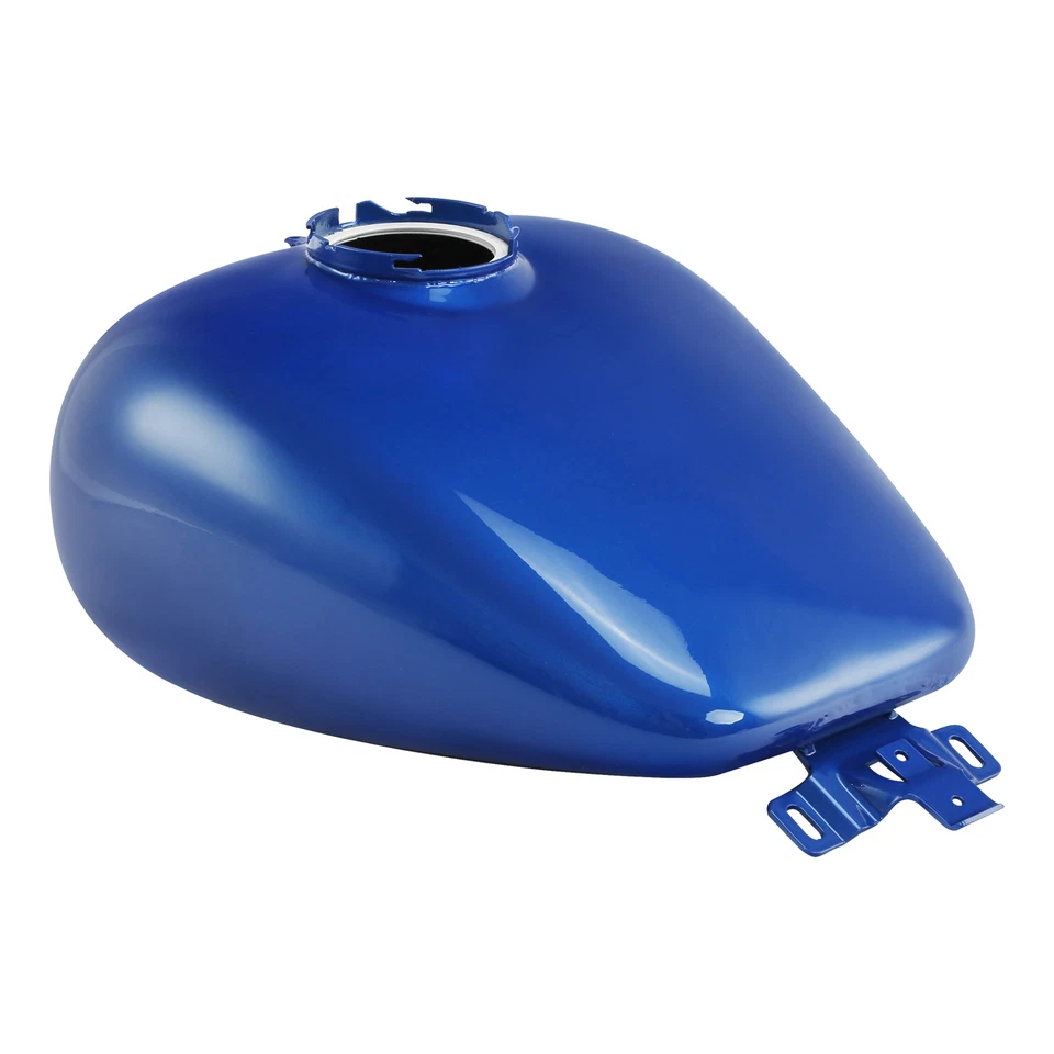 Tanque de combustible de gasolina apto para Harley Touring Street Glide 2008-2023 eléctrico azul Foto 3 de 4