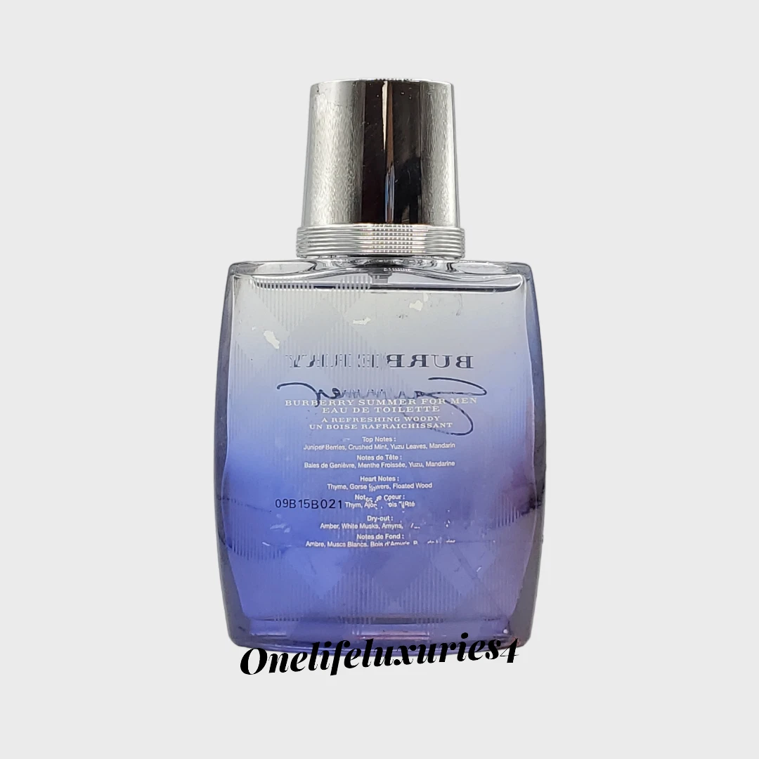 Burberry Summer 2011 3.3oz 100ml Eau De Toilette Cologne for men