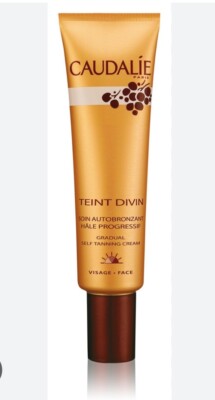 Caudalie Teint Divin Gradual Self Tanner For Face Tanning Cream 1 Oz /30 ML NIB