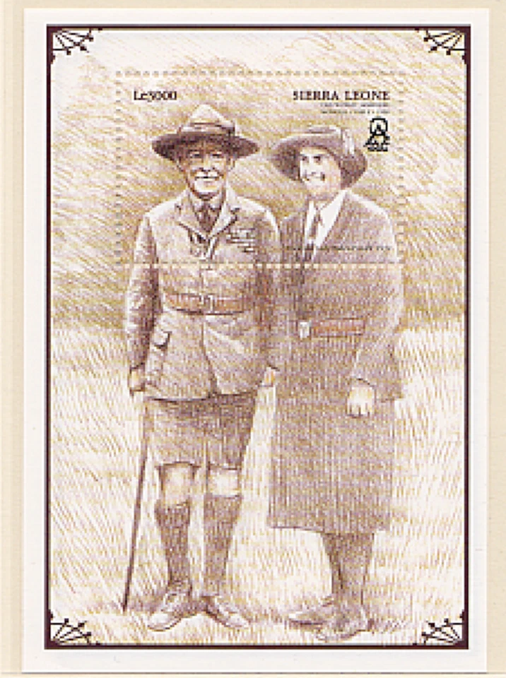 Sierra Leona World Scout Jamboree 100 Años de Scouting Lote C Foto 4 de 4