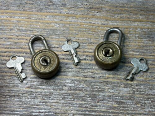 Pair Of RARE GERMAN WWII ABUS BLACK 444 BADLOCK JAHRGANG DEUTSCHER ABUS SCHWARZ - 第 4/18 張圖片