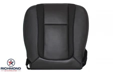 10-14 Ford F150 Raptor Exhaust Rims-Driver Side Bottom  Leather Seat Cover Black