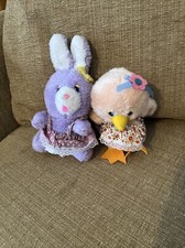 VTG 5  Giftco Inc Chick Duck Bunny Plush 1987 Stuffed Animal Toy Easter