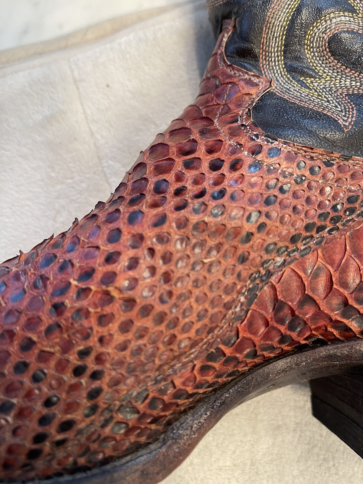 Justin Men’s Vintage Cowboy Boots eBay