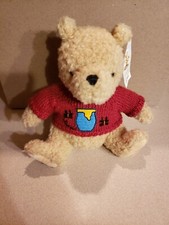 Classic Winnie the Pooh GUND Plush 7  Honeypot and Bee Red Sweater with Tag