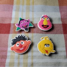 Charms For Your Crocs -- Set Of 4 Sesame Street.