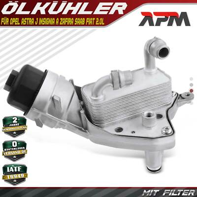 Ölkühler Motoröl für Alfa Romeo 159 Brera Spider Opel Astra J Insignia A 2.0L