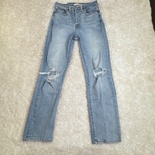 LEVI'S Wedgie Straight Button Fly Womens 27