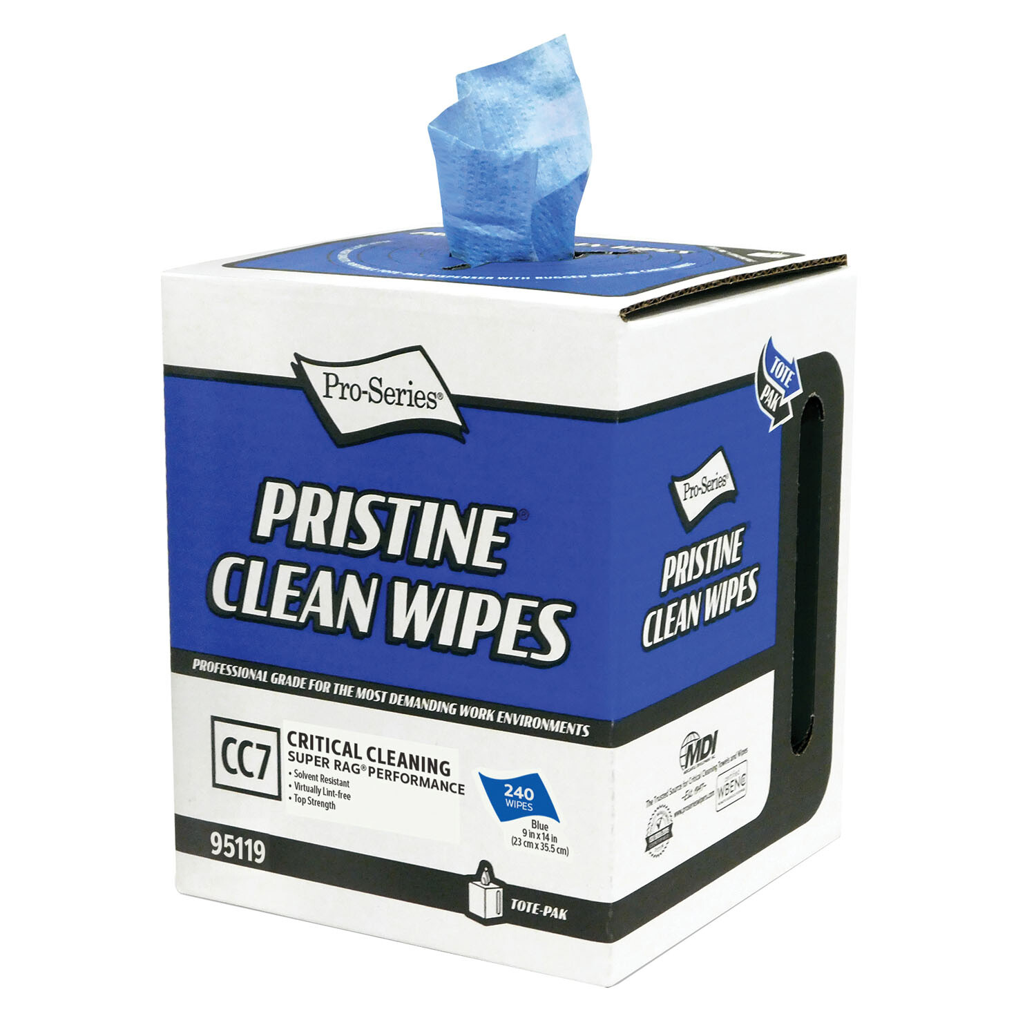 MDI Wipes 95119 PRISTINE Clean Wipes