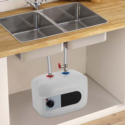 Küche Warmwasserspeicher Untertisch Boiler Druckfest Wasserboiler 1,5KW 6 Liter