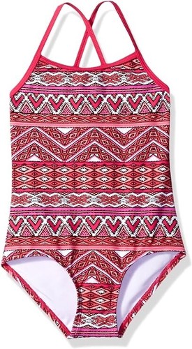 Traje De Baño Niña Short Kanu Surf Girls' Layla Beach Sport Banded 1 Piece Swimsuit Kanu Surf Swimsuit
