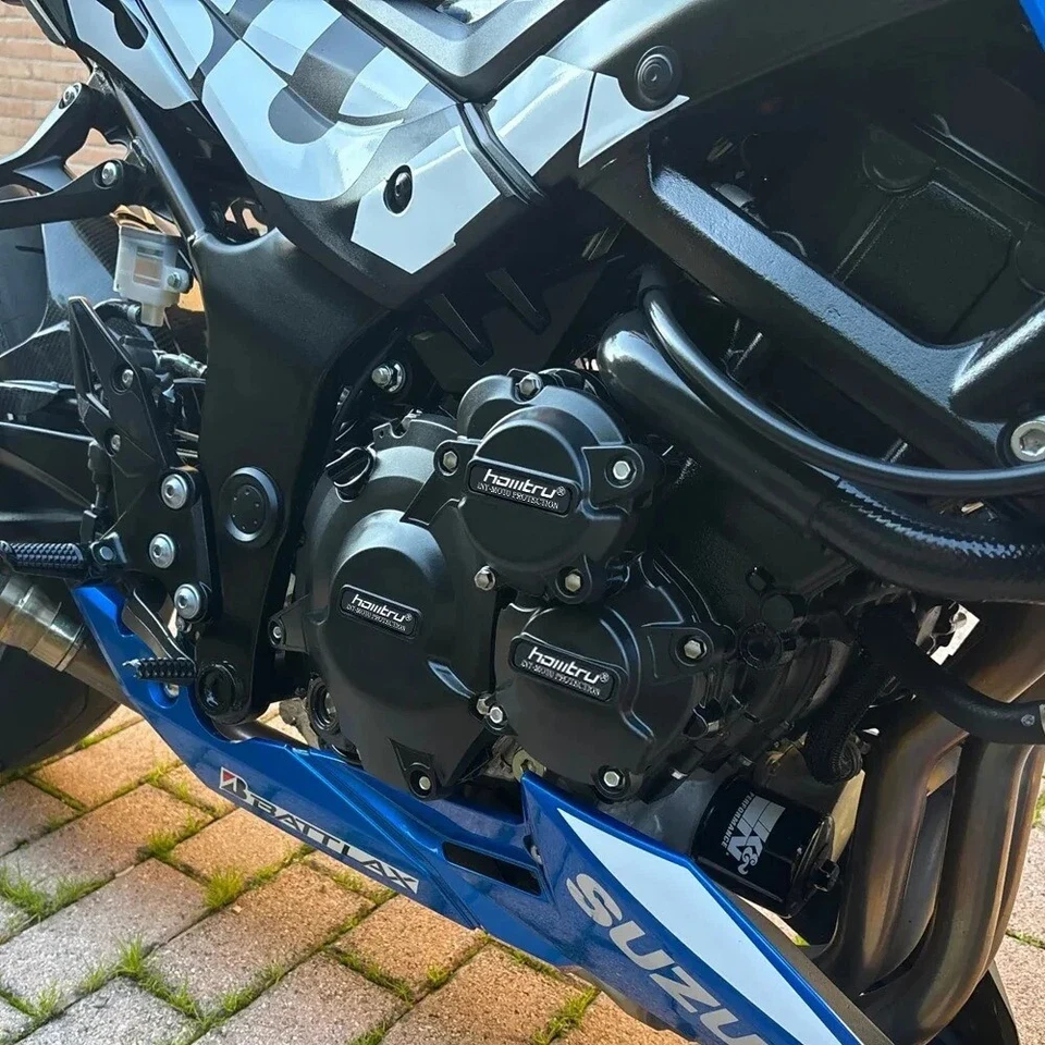 Carbon Fiber Engine Protection Cover For Suzuki GSX-S750 GSX-S750Z 2017-2023 — 第 4/4 张图片