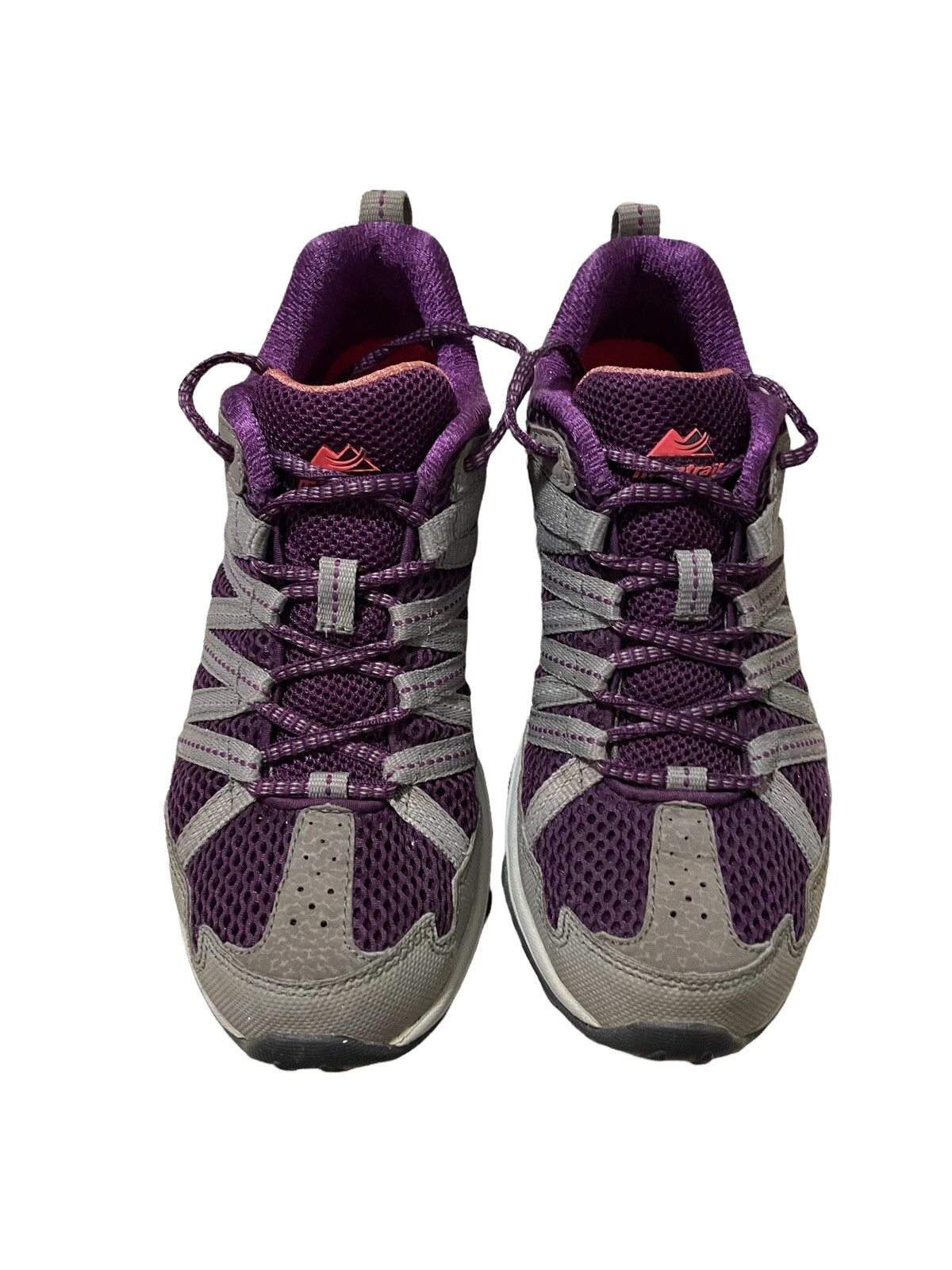 Montrail Woman’s Hiking Shoes Sneakers Sz 8 Purple Grey GL218 2932 Hikers