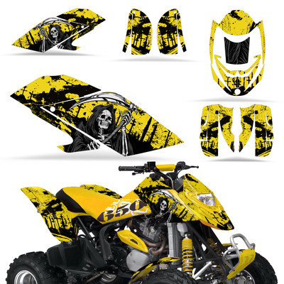 ATV Graphics Kit Decal For Can-Am Bombardier DS650 DS 650 08-15 REAPER Y