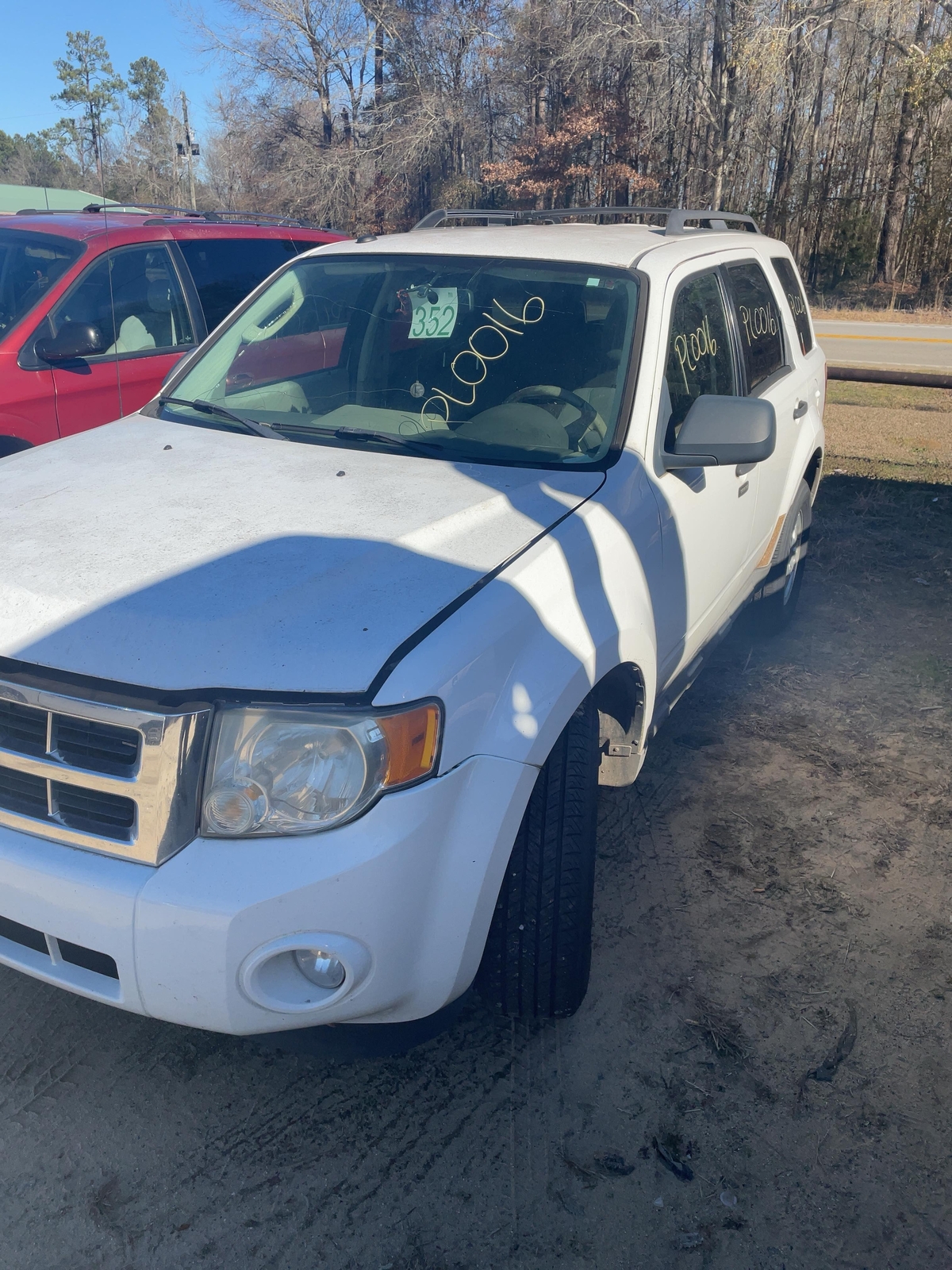 2008 2009 2010 2011 2012 Ford Escape Hatch Tailgate Oxford White paint