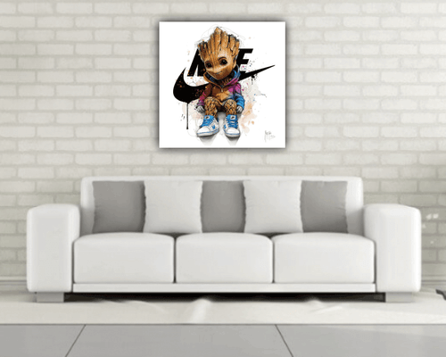 Wandkunst Leinwanddruck Avengers Nut gerahmt zum Aufhängen bereit Wanddekoration moderne Kunst - Bild 6 von 8